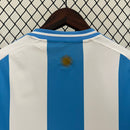 CAMISA LANÇAMENTO DA SELEÇÃO DA ARGENTINA 2024 AZUL E BRANCO