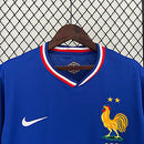 CAMISA DA SELEÇÃO DA FRANÇA 2024 AZUL